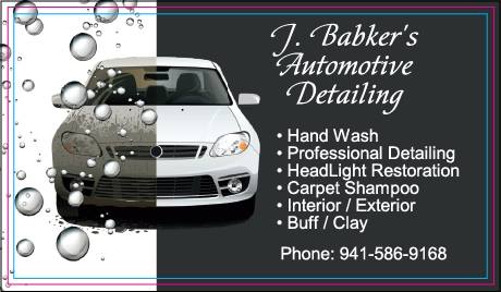 J. Babkers Automotive Detailing logo